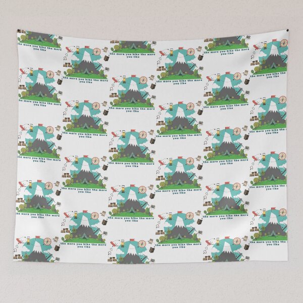 Item preview, The More You Hike The More You Like designed and sold by behappyshirts.
