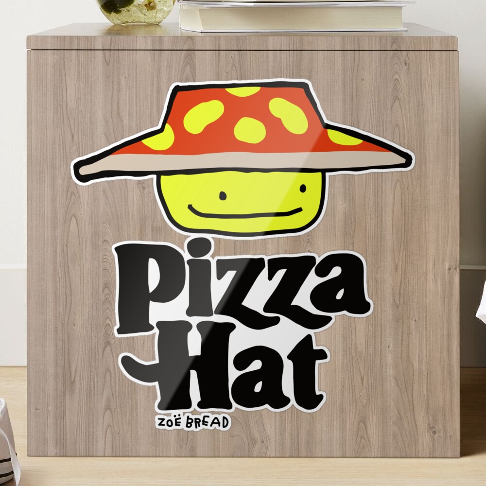 Word / Logo: Slice of Pizza with Word Extra Big Size Fishing Hats