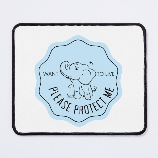 Item preview, I want to live please protect me, protect wildlife  designed and sold by Dressculture.
