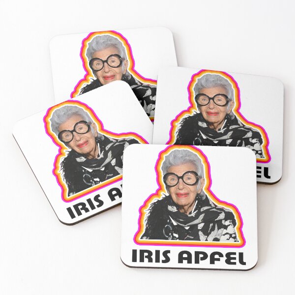Item preview, Iris Apfel - Fashionista Icon white designed and sold by OrlandoUnique.