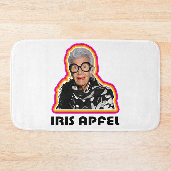 Item preview, Iris Apfel - Fashionista Icon white designed and sold by OrlandoUnique.