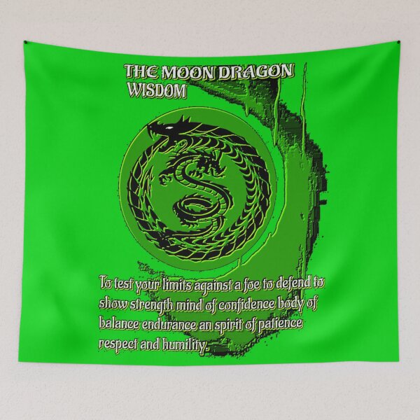 Item preview,  THE MOON DRAGON WISDOM  - UNIQUE GRAPHIC QUOTE DESIGN  designed and sold by RJ-LORD.