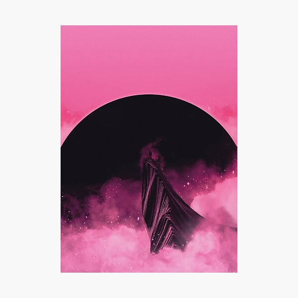 No Stars Pink Sky Photographic Print
