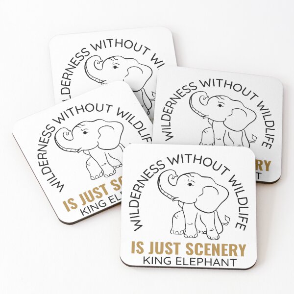 Item preview, Wildness without wildlife is just scenery king elephant  designed and sold by Dressculture.