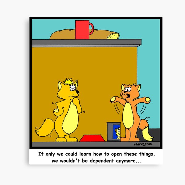 Dependent Canvas Print