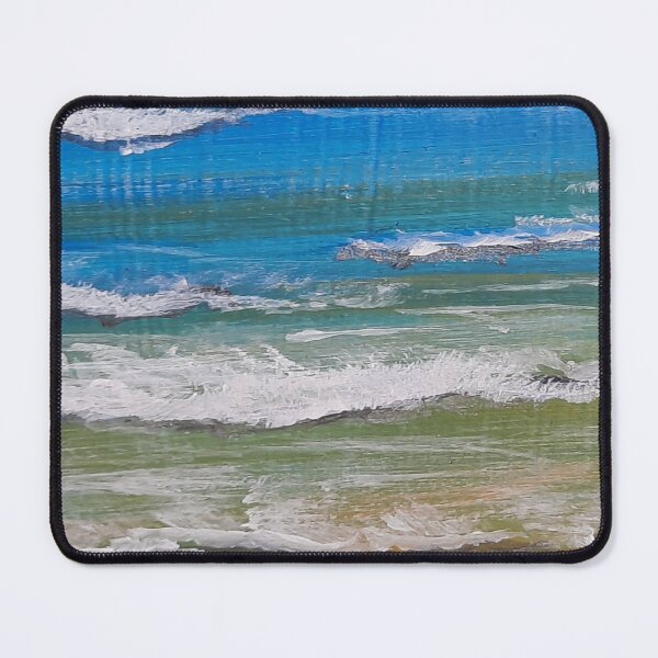 Item preview, The Netherlands Dutch Seascape View, Holland Lowtide Blue Beachscape designed and sold by DiensDesign.