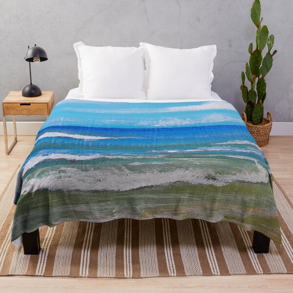 Item preview, The Netherlands Dutch Seascape View, Holland Lowtide Blue Beachscape designed and sold by DiensDesign.