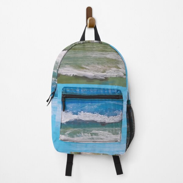 Item preview, The Netherlands Dutch Seascape View, Holland Lowtide Blue Beachscape designed and sold by DiensDesign.