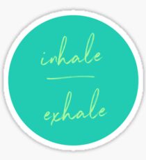 Inhale Exhale Yoga Sticker