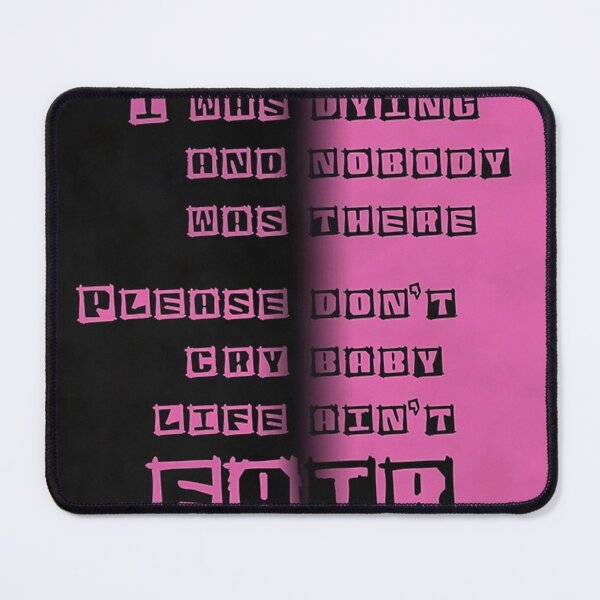 Item preview, Don't Cry Baby Life Ain't Fair - Lil Peep Quotes designed and sold by FahraNid.