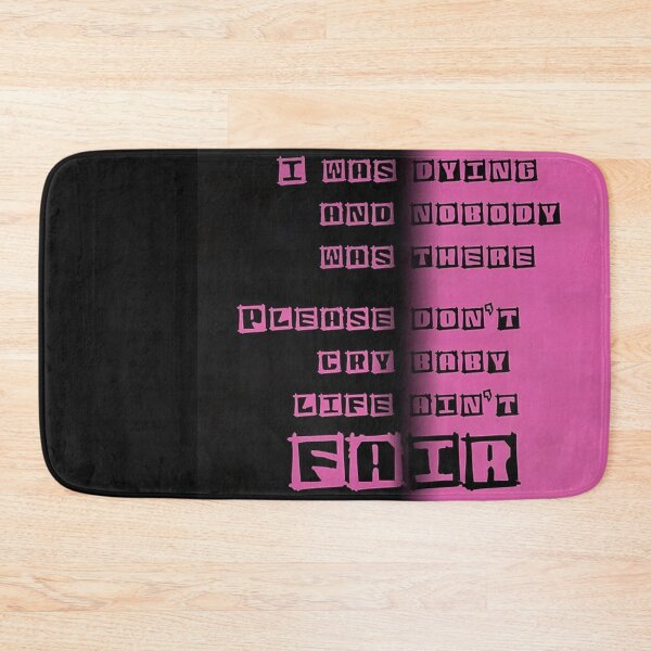 Item preview, Don't Cry Baby Life Ain't Fair - Lil Peep Quotes designed and sold by FahraNid.