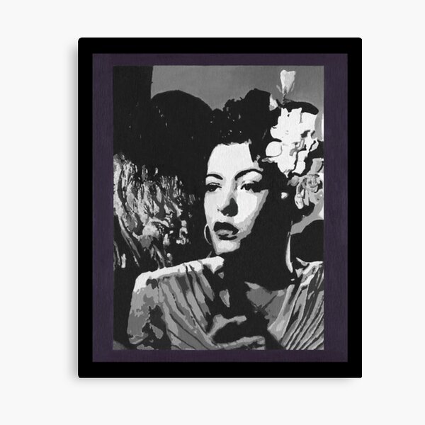 Art print poster canvas  Billie Holiday Sings Fine and Mellow 