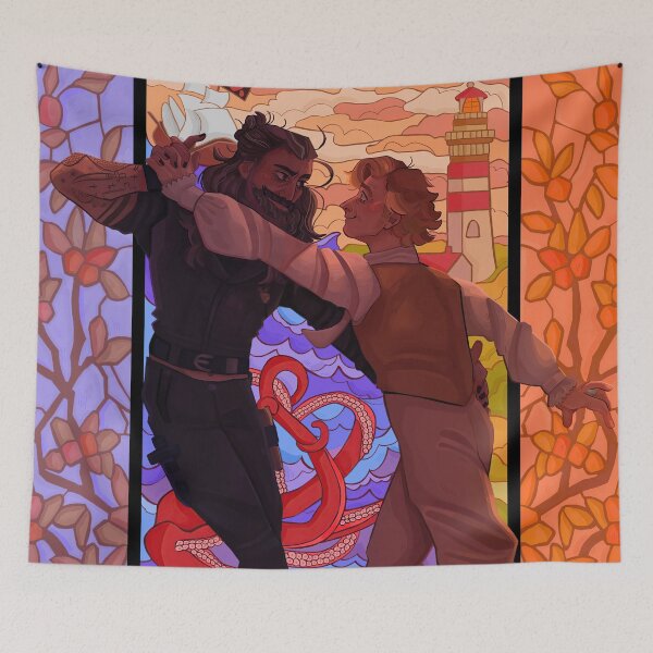Item preview, Ed Teach and Stede Bonnet dance together designed and sold by CristaloHipp.