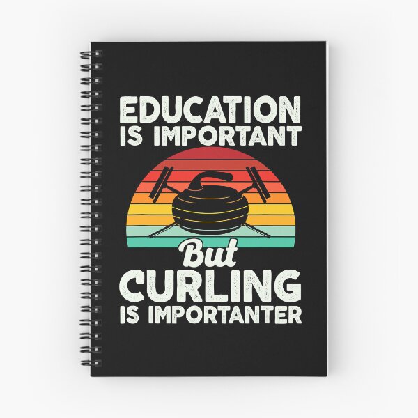 Item preview, Education Is Important But Curling Is Importanter designed and sold by levintere.