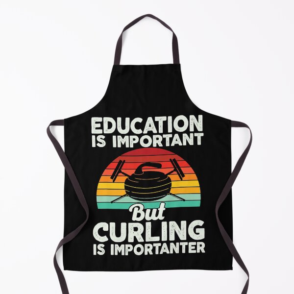 Item preview, Education Is Important But Curling Is Importanter designed and sold by levintere.