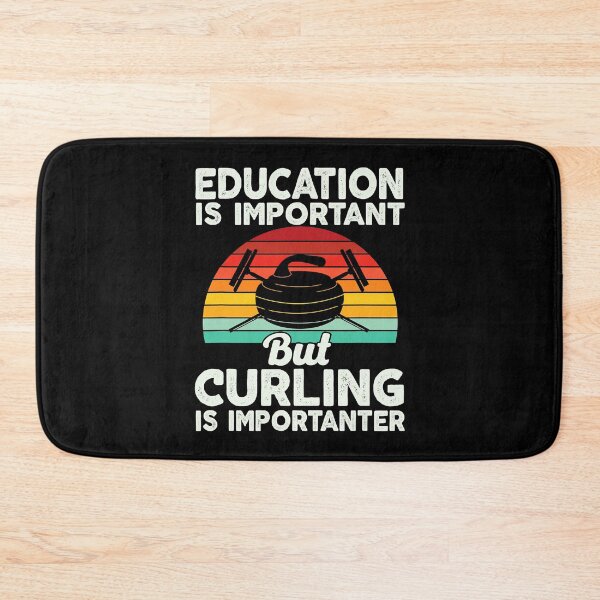 Item preview, Education Is Important But Curling Is Importanter designed and sold by levintere.