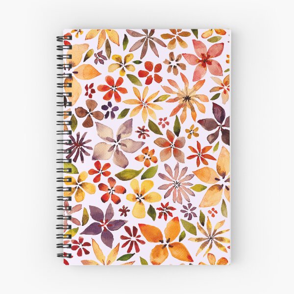 Item preview, varied watercolour floral - lilac designed and sold by Claire Bowley.