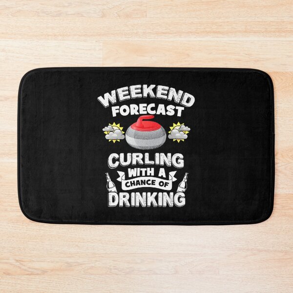 Item preview, Weekend Forecast Curling With A Change Of Drinking designed and sold by levintere.