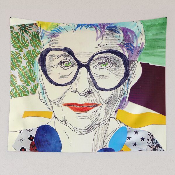 Item preview, Iris Apfel fanart designed and sold by OrlandoUnique.