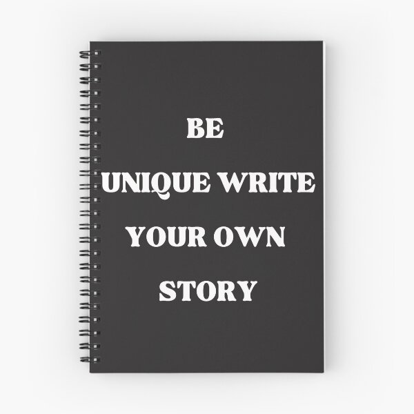 Item preview, Be unique write your own story  designed and sold by Dressculture.