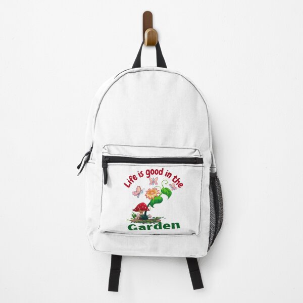 Item preview, Life is Good in the Garden Design on a white background designed and sold by CreativNode.