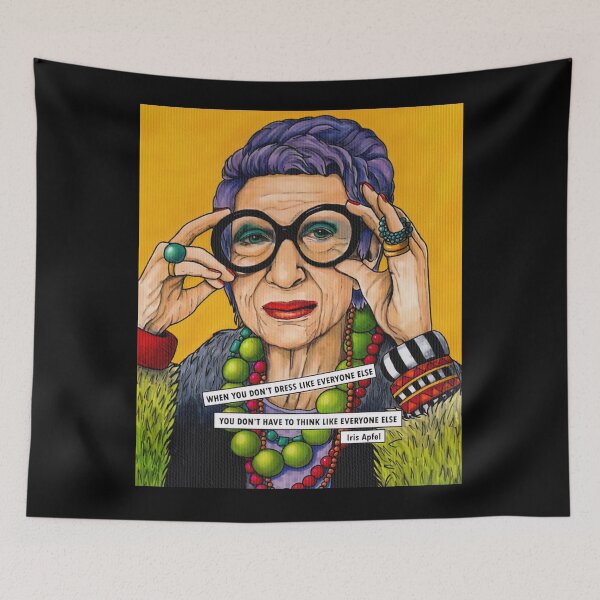 Item preview, Iris Apfel Premium designed and sold by OrlandoUnique.