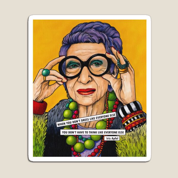 Item preview, Iris Apfel Premium designed and sold by OrlandoUnique.