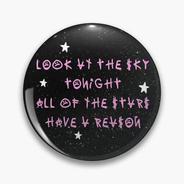 Item preview, Look At The Sky Stars Have A Reason - Lil Peep Quotes designed and sold by FahraNid.