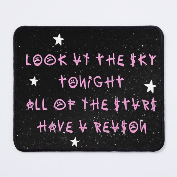 Item preview, Look At The Sky Stars Have A Reason - Lil Peep Quotes designed and sold by FahraNid.