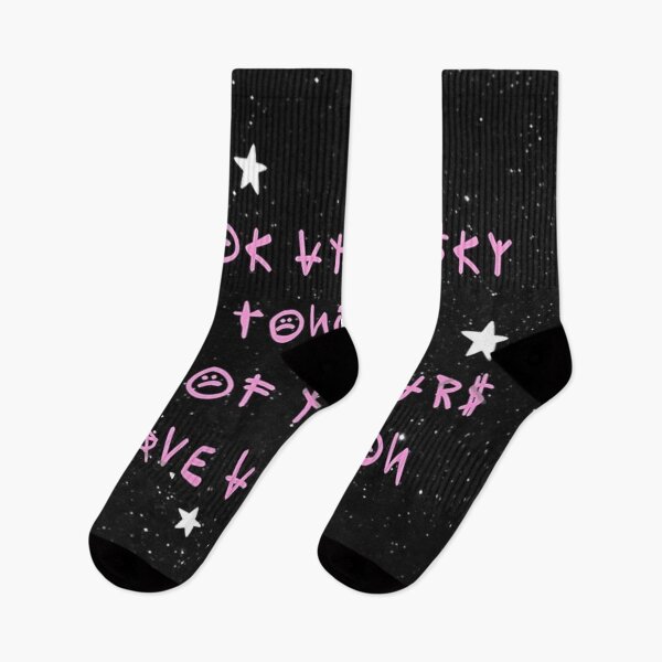 Item preview, Look At The Sky Stars Have A Reason - Lil Peep Quotes designed and sold by FahraNid.