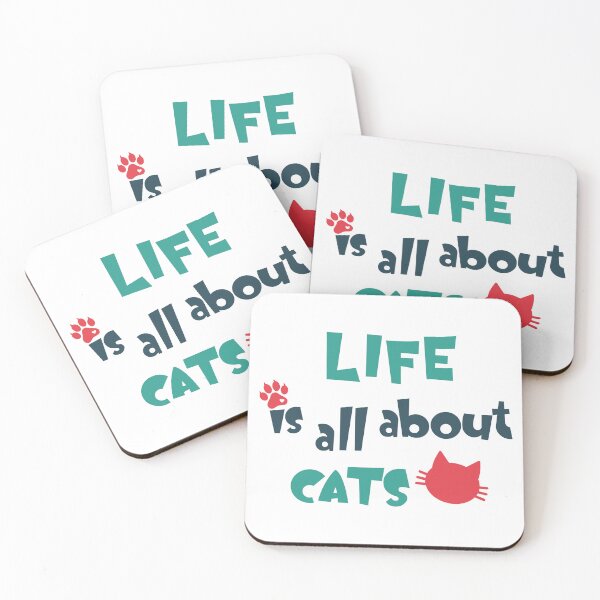 Item preview, Life is all about cats designed and sold by pixeldizajn.