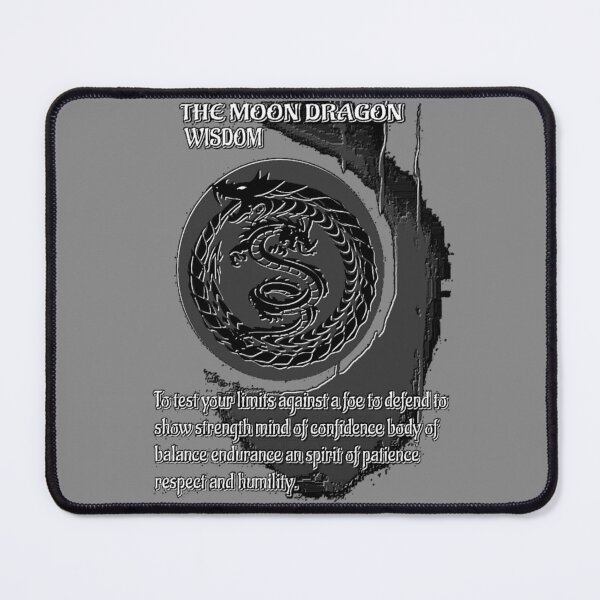 Item preview,  THE MOON DRAGON WISDOM - UNIQUE GRAPHIC QUOTE DESIGN  designed and sold by RJ-LORD.