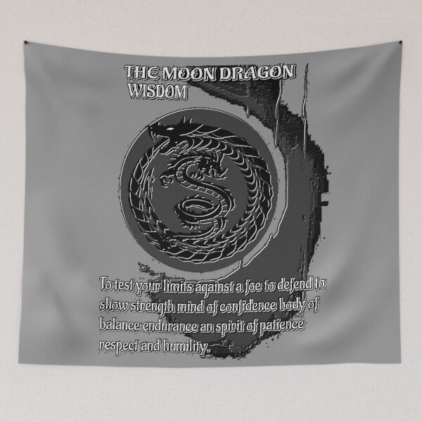 Item preview,  THE MOON DRAGON WISDOM - UNIQUE GRAPHIC QUOTE DESIGN  designed and sold by RJ-LORD.