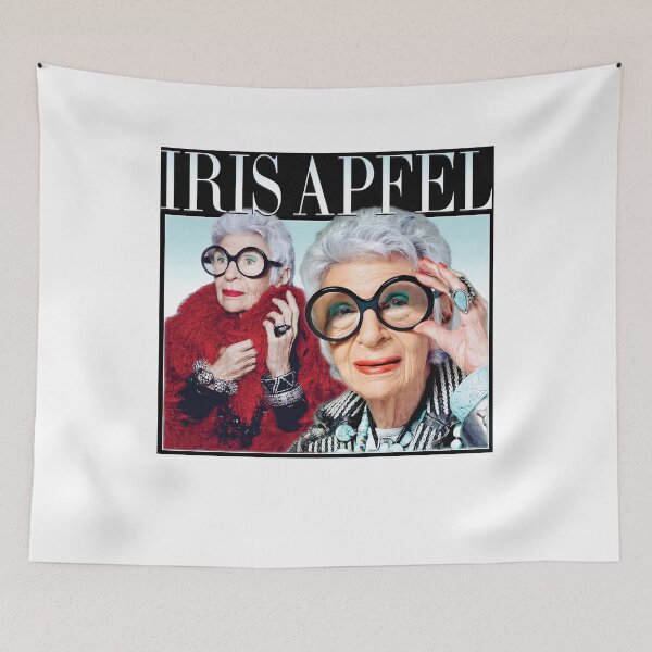 Item preview, Iris Apfel Tee White designed and sold by OrlandoUnique.