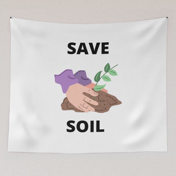 Item preview, Save Soil designed and sold by ArtistsZone.