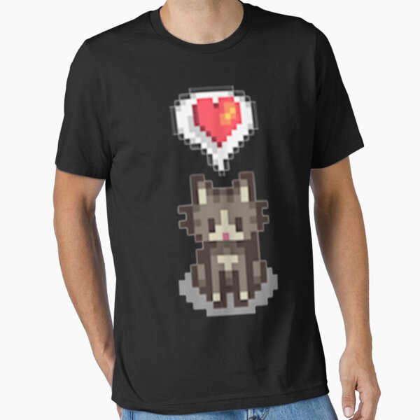 Item preview, Stardew Valley Happy Grey Cat designed and sold by burgeetgoud.