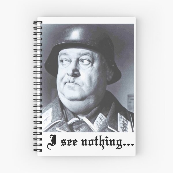 Item preview, Hogans Heroes Sgt. Schultz, I see nothing designed and sold by OrlandoUnique.