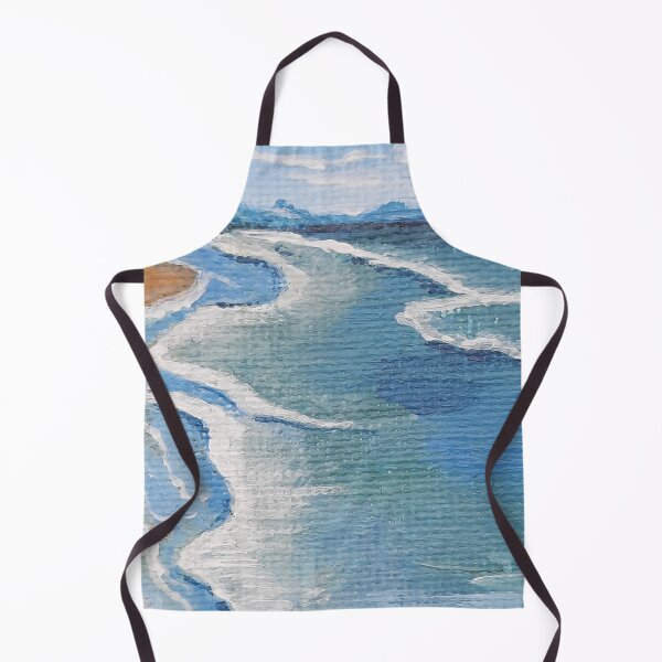 Item preview, The Netherlands Dutch Seascape View, Holland Lowtide Blue Beachscape designed and sold by DiensDesign.
