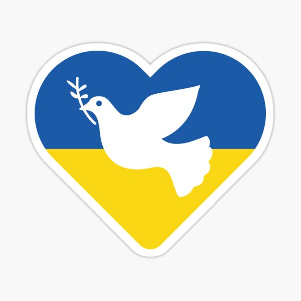Item preview, Ukraine peace dove designed and sold by ScottCarey.