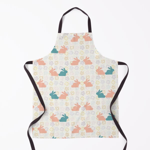 Item preview, Cute Easter Rabbit Flower Pattern designed and sold by CreativNode.