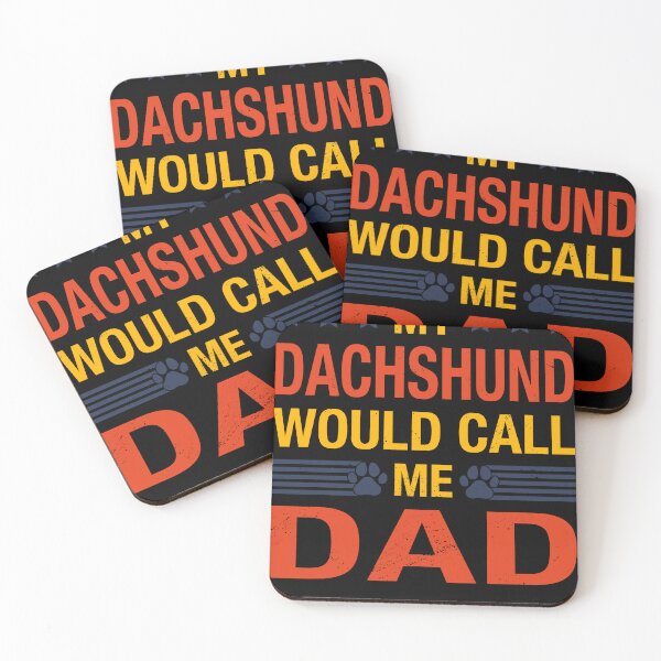 Item preview, Dachshund Dad Quote Fathers Day Funny Puppy Dog Lover designed and sold by RJ-Art.