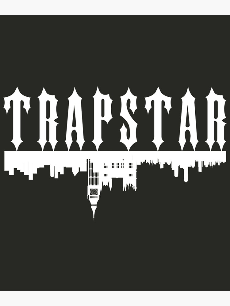 "Trapstar white" Poster by HenryThorpekd Redbubble