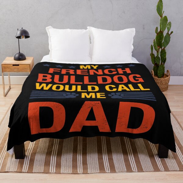 Item preview, French Bulldog Dad Quote Fathers Day Funny Puppy Dog Lover designed and sold by RJ-Art.