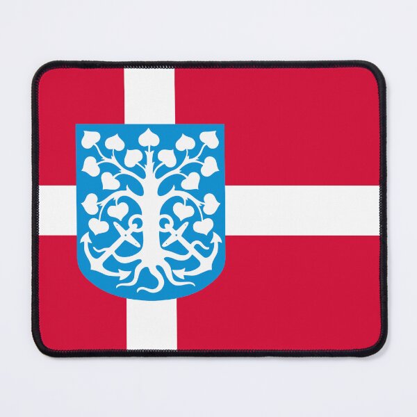 Item preview, esbjerg city flag designed and sold by tony4urban.