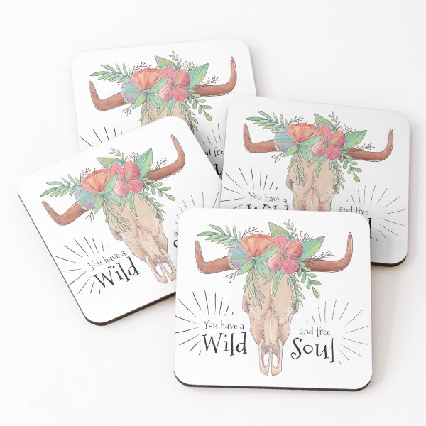 Item preview, You have a Free Wild Soul | Boho Skull designed and sold by I'm  Redz.