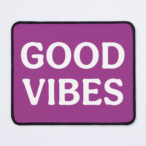 Item preview, Good Vibes (White Mauve) Positivity Statement Print designed and sold by ToluaPrints.