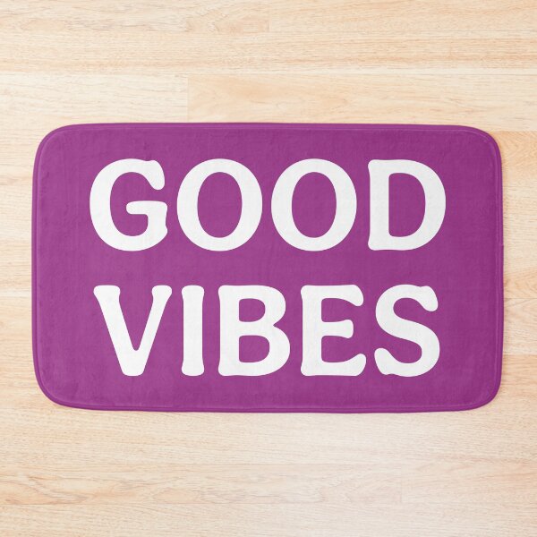 Item preview, Good Vibes (White Mauve) Positivity Statement Print designed and sold by ToluaPrints.
