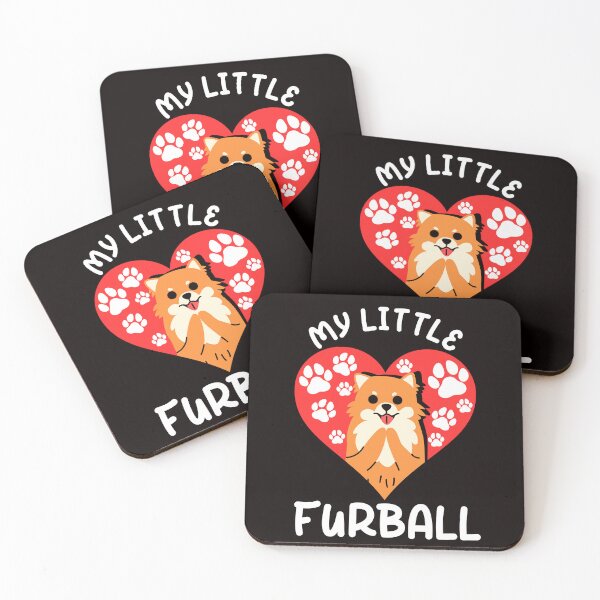 Item preview, Little Fur Ball Pomeranian Pommy Pom Dog Breed German Spitz designed and sold by TomGiantDesigns.