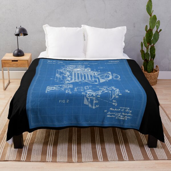 Item preview, Vintage Camera Patent - Photographic Camera Art - Blueprint Poster designed and sold by kwonwgeastepf.
