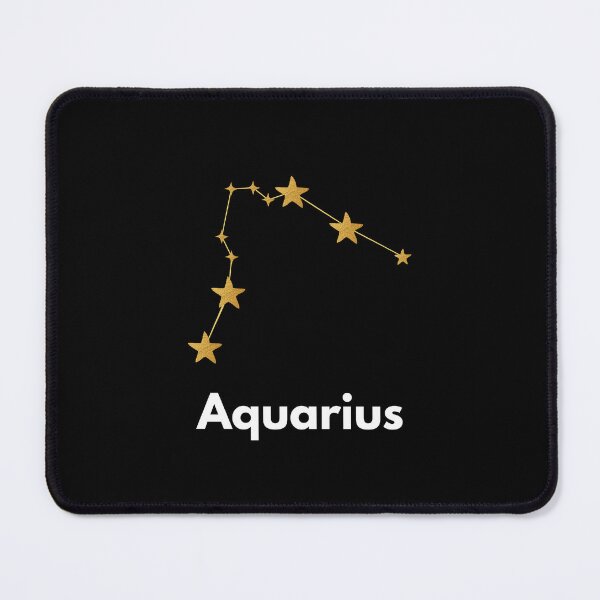 Item preview, Aquarius, Aquarius Sign, Black designed and sold by Magic Love Art Print.